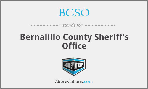 BCSO - Bernalillo County Sheriff's Office