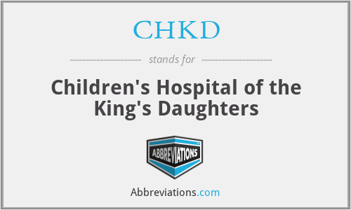 What does CHKD stand for?