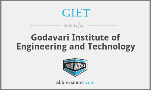GIET - Godavari Institute of Engineering and Technology