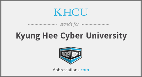 What does KHCU stand for?