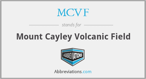 What does MCVF stand for?