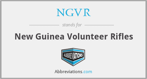 What does NGVR stand for?