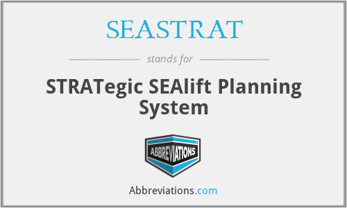 What does SEASTRAT stand for?