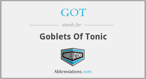 What does goblets stand for?