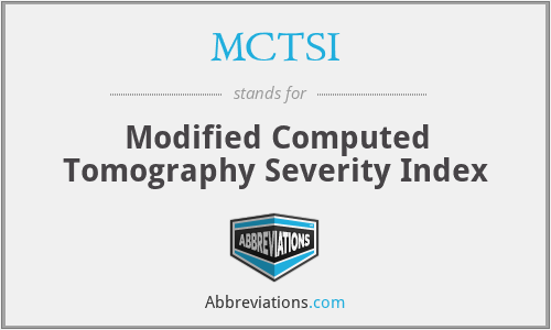 What does MCTSI stand for?