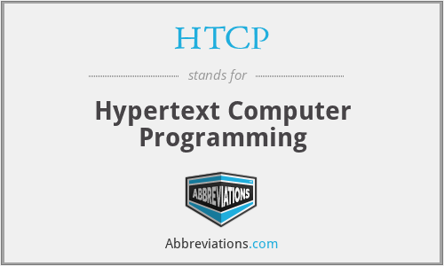 What does HTCP stand for?