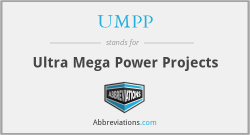 What does UMPP stand for?