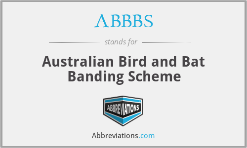 ABBBS - Australian Bird and Bat Banding Scheme