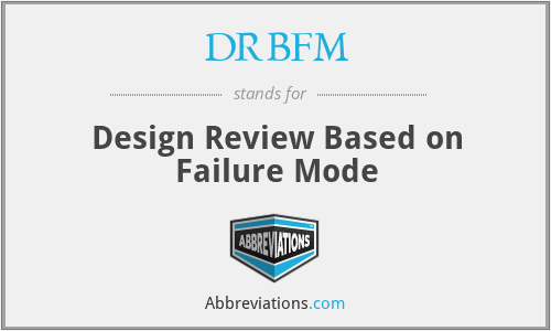 What does DRBFM stand for?