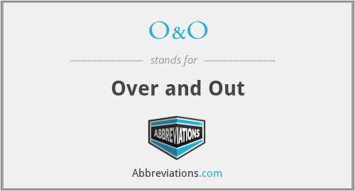 What does O&O stand for?