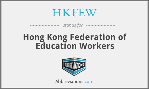 What does HKFEW stand for?