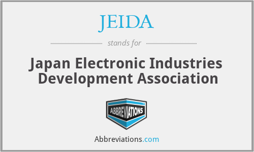JEIDA - Japan Electronic Industries Development Association