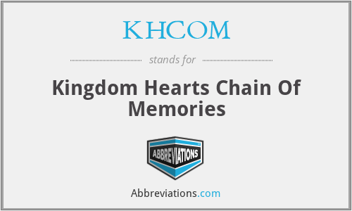 KHCOM - Kingdom Hearts Chain Of Memories