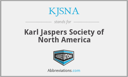 What does KJSNA stand for?