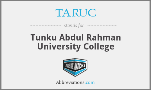 What does TARUC stand for?