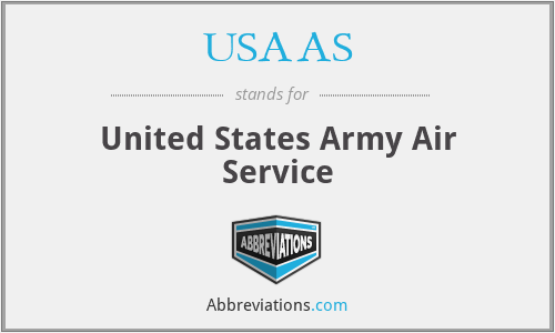 What does USAAS stand for?