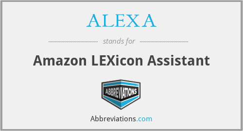 What does ALEXA stand for?