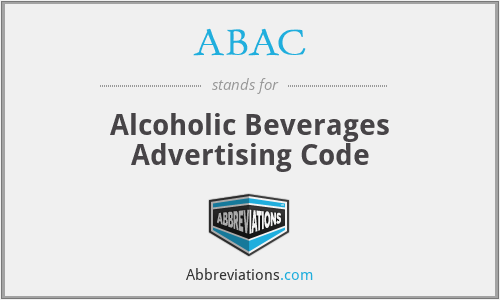 ABAC - Alcoholic Beverages Advertising Code