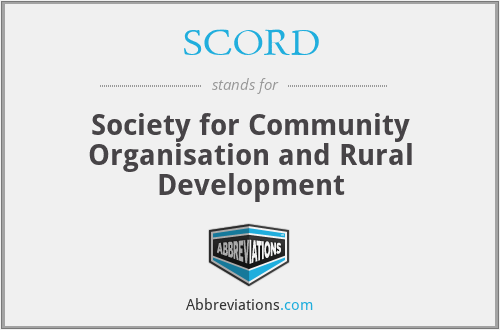 SCORD - Society for Community Organisation and Rural Development