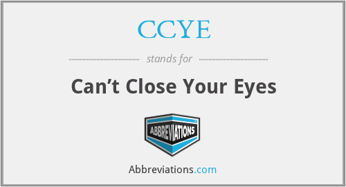 What does CCYE stand for?