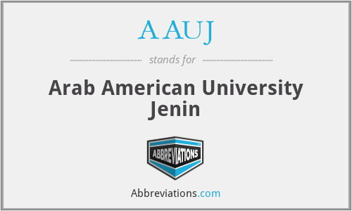 What does AAUJ stand for?