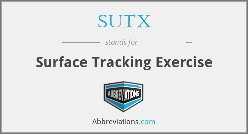 SUTX - Surface Tracking Exercise