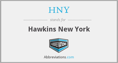 HNY - Hawkins New York