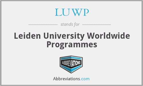 What does LUWP stand for?