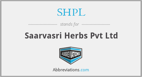 What does SHPL stand for?