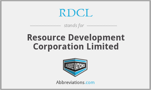 RDCL - Resource Development Corporation Limited