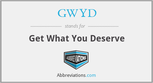 What does GWYD stand for?