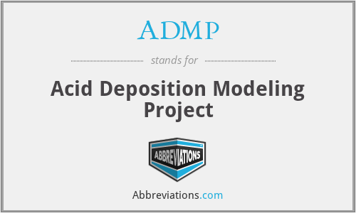 ADMP - Acid Deposition Modeling Project