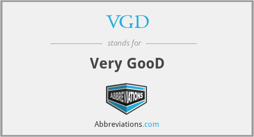 What does VGD stand for?