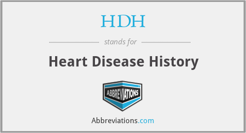 HDH - Heart Disease History