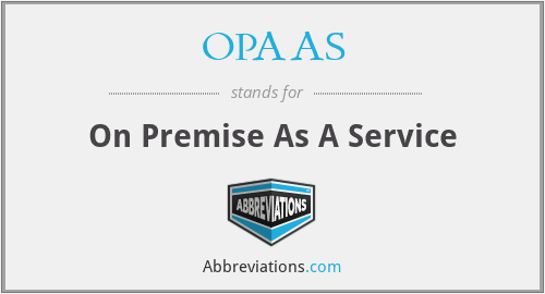 What does OPAAS stand for?