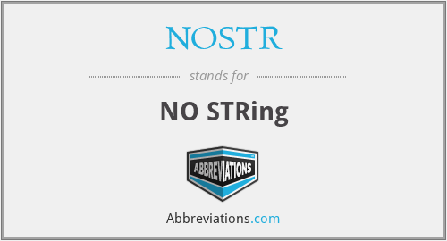What does NOSTR stand for?