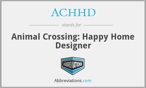 What does ACHHD stand for?