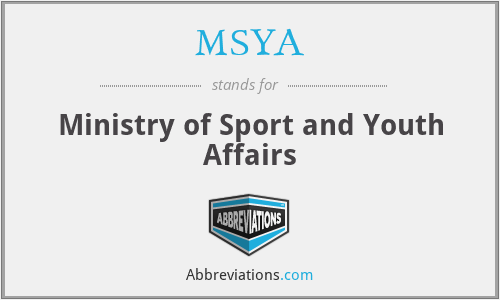 What does MSYA stand for?