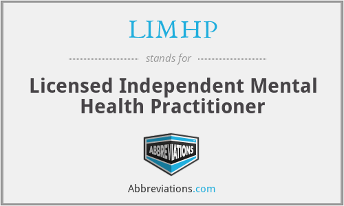 What does LIMHP stand for?