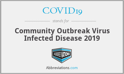 COVID19 - Community Outbreak Virus Infected Disease 2019