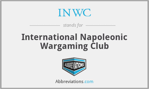 INWC - International Napoleonic Wargaming Club