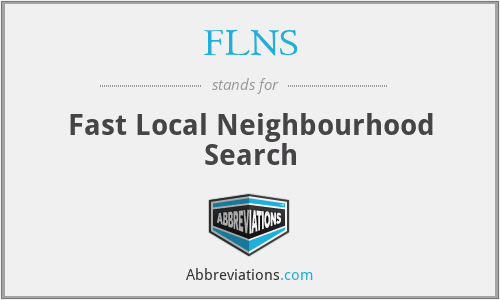 FLNS - Fast Local Neighbourhood Search