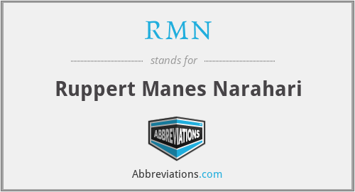 RMN - Ruppert Manes Narahari