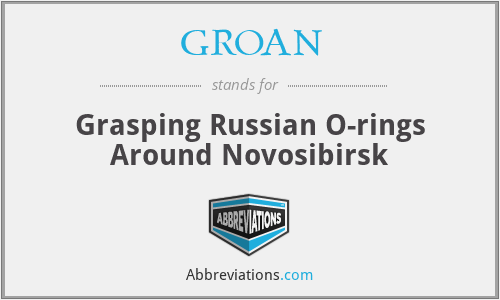 GROAN - Grasping Russian O-rings Around Novosibirsk