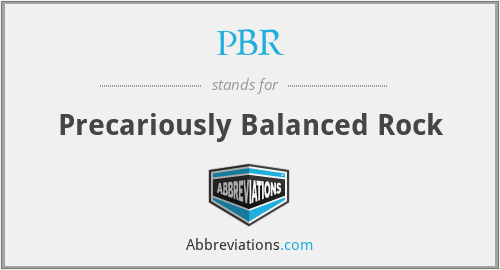 PBR - Precariously Balanced Rock