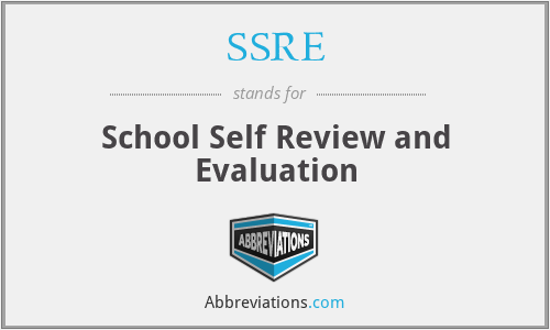 What does SSRE stand for?