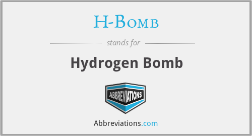 What does H-BOMB stand for?