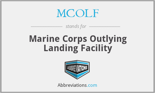What does MCOLF stand for?