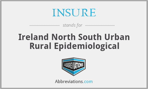 INSURE - Ireland North South Urban Rural Epidemiological