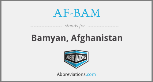 What does AF-BAM stand for?